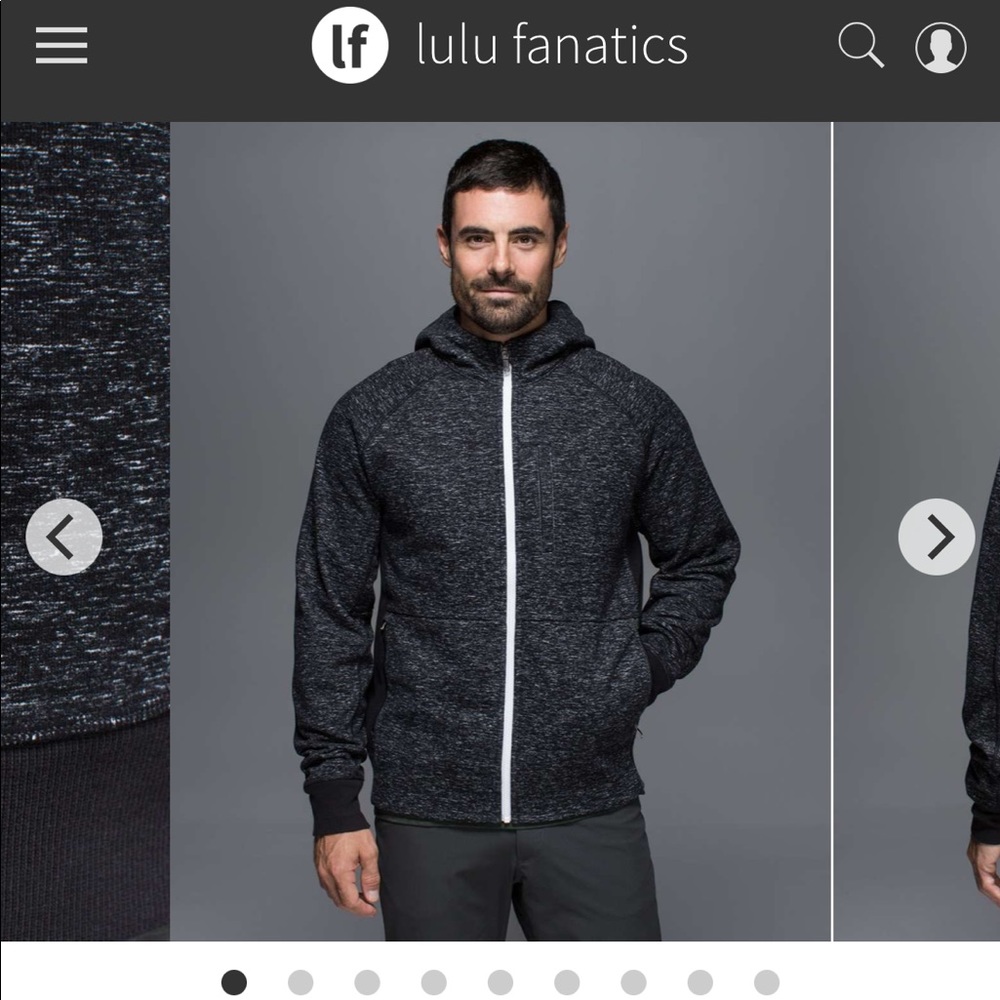 Lulu lemon | mens hooded zip up
